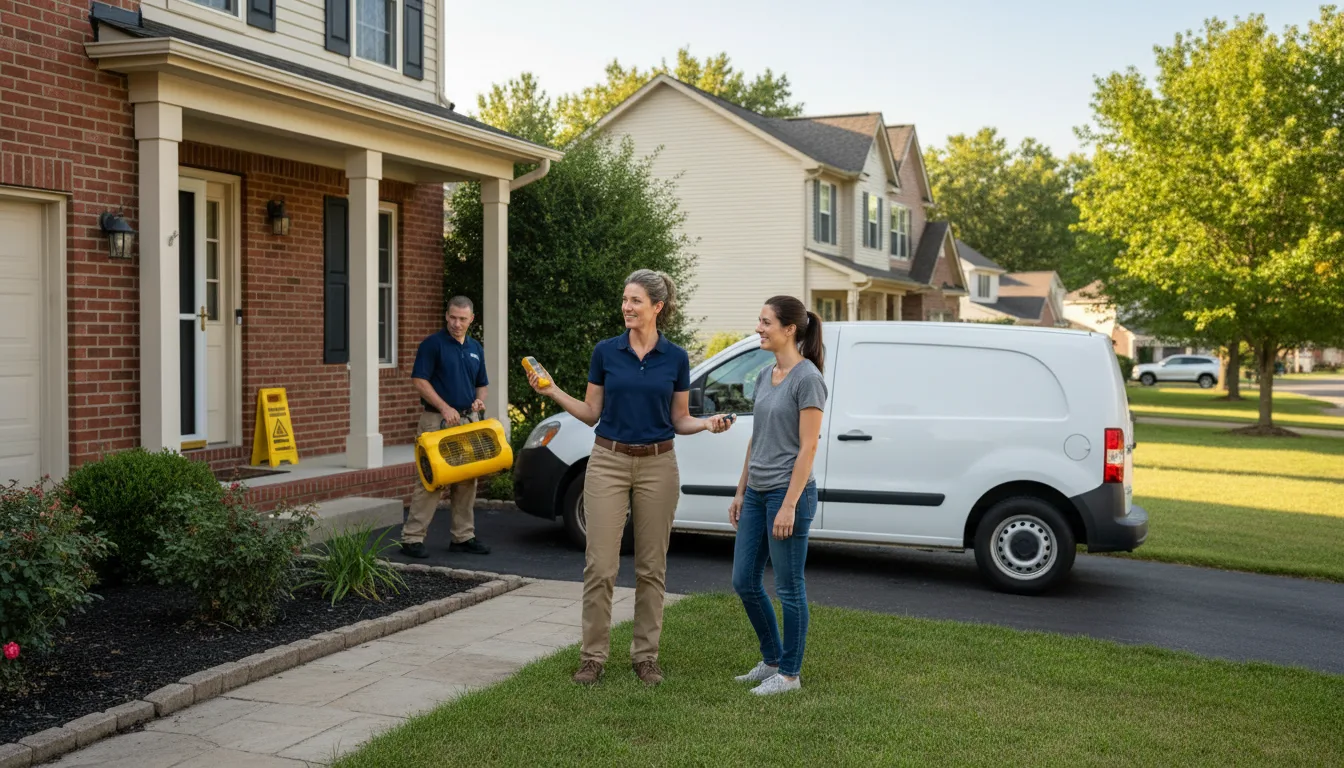 Water restoration image for Home Water Damage Repair in Sinks Grove, WV